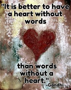 heart words gandhi