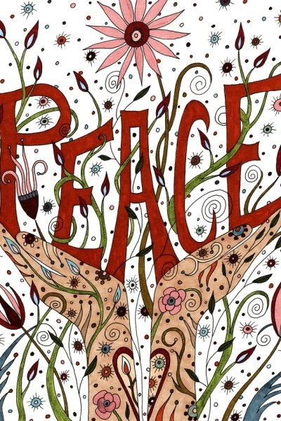Peace is in our hands ~ artist Valerie Lorimer 