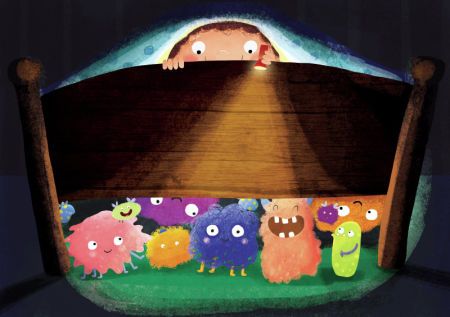 Angelika Scudamore - monsters under bed scene