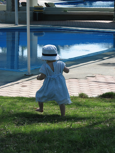 alma sees pool
